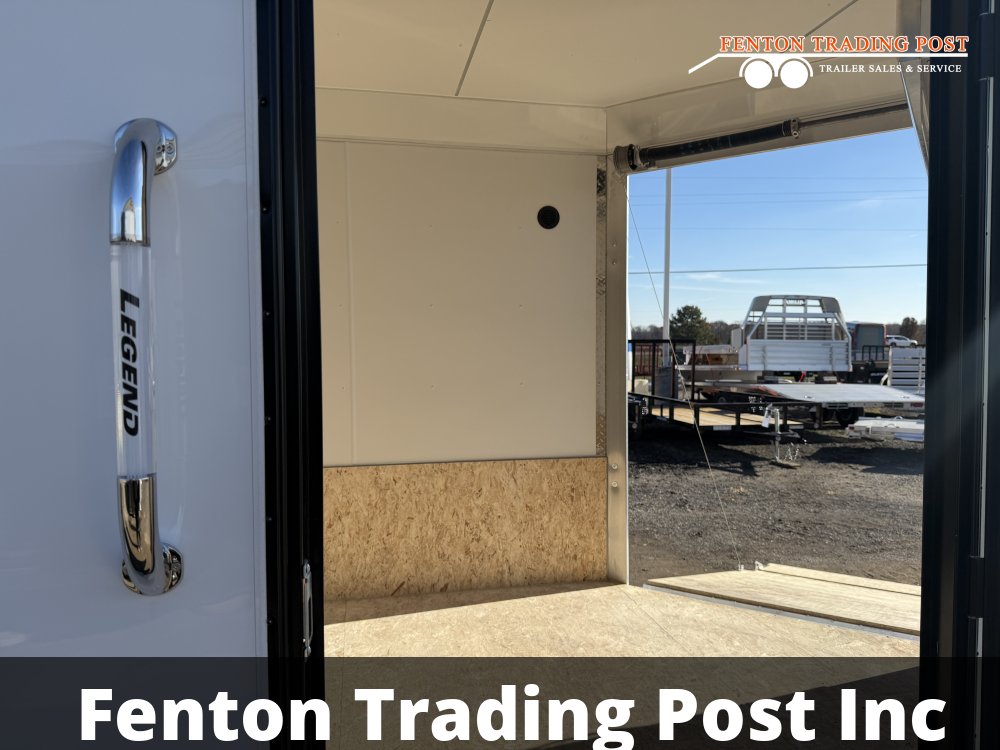 Legend 8x24 10K Deluxe Snow (8x20' Box + 4' V-Nose) - 8X24DSTA52 Snowmobile