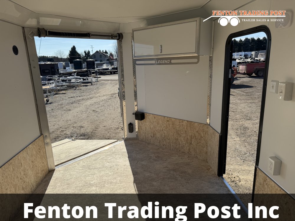 Legend 8x24 10K Deluxe Snow (8x20' Box + 4' V-Nose) - 8X24DSTA52 Snowmobile