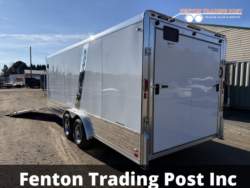 Legend 8x24 10K Deluxe Snow (8x20' Box + 4' V-Nose) - 8X24DSTA52 Snowmobile