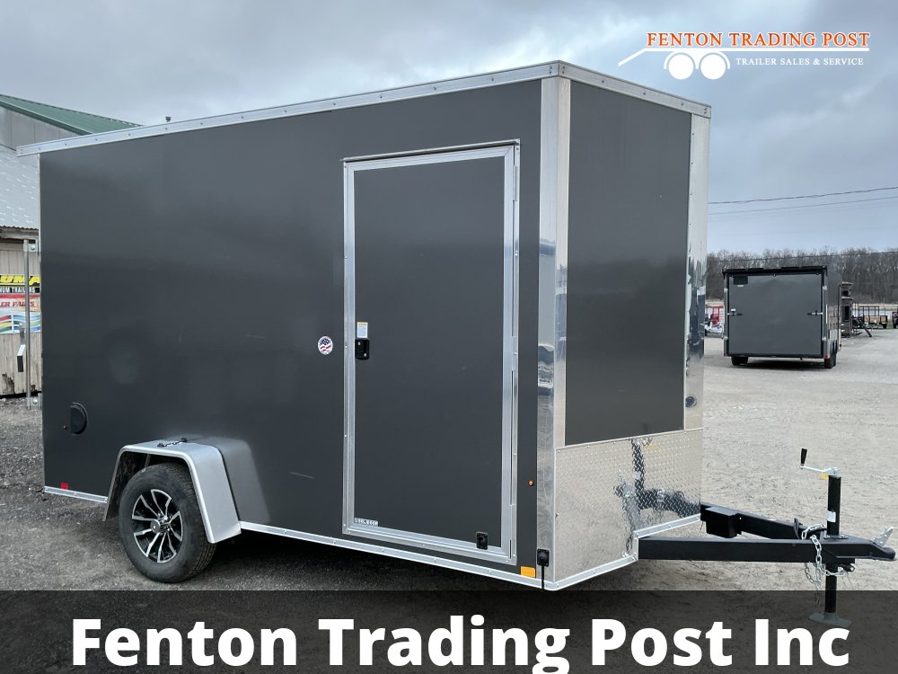 Cargo Express 7x12 3.5K EX DLX Flat Top V-Nose Enclosed Cargo