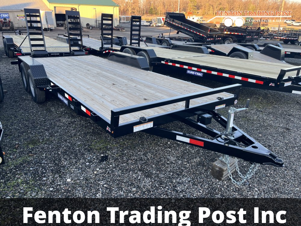 Sure-Trac 7x20 7K C-Channel Car Hauler - ST8220CHW-B-070 Flatbed Car Hauler
