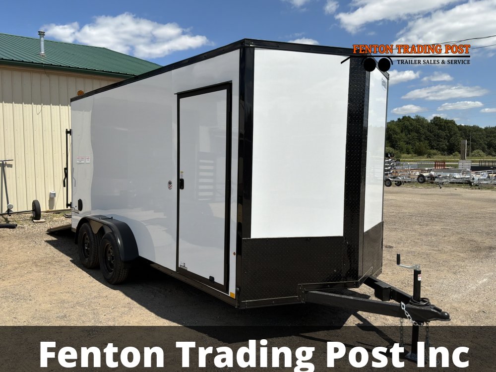Cargo Express 7x16 EX DLX Flat Top V-Nose Enclosed Cargo