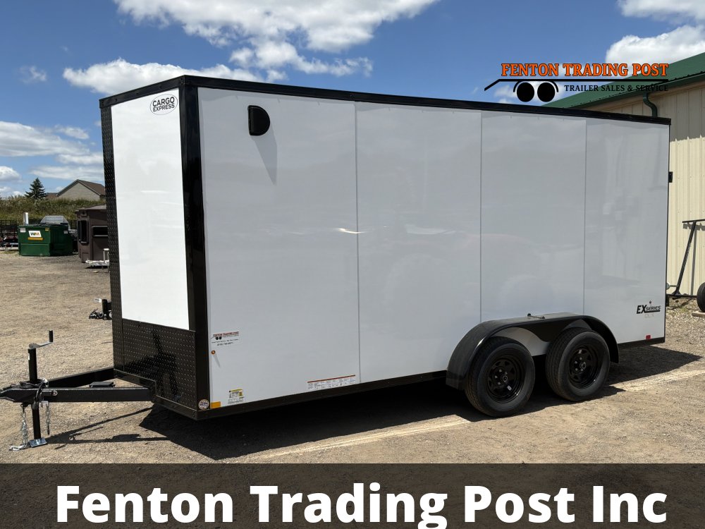 Cargo Express 7x16 EX DLX Flat Top V-Nose Enclosed Cargo