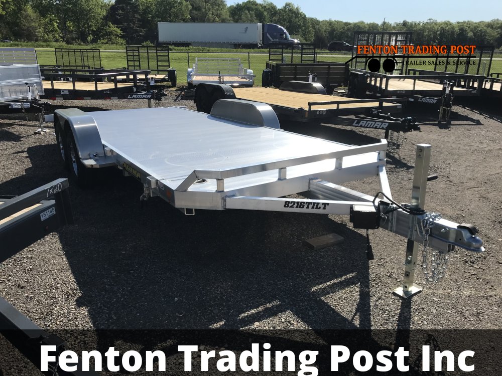 Aluma 8216TILT - 7x16 Tilt Flatbed Car Hauler