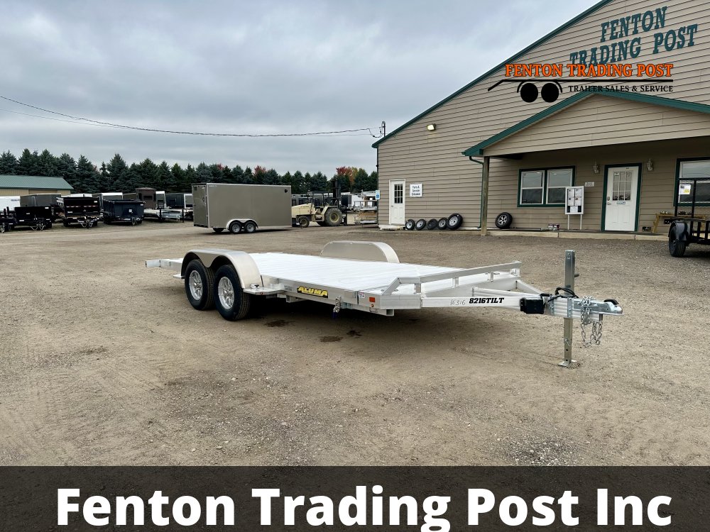 Aluma 8216TILT - 7x16 7K Tilt Flatbed Car Hauler