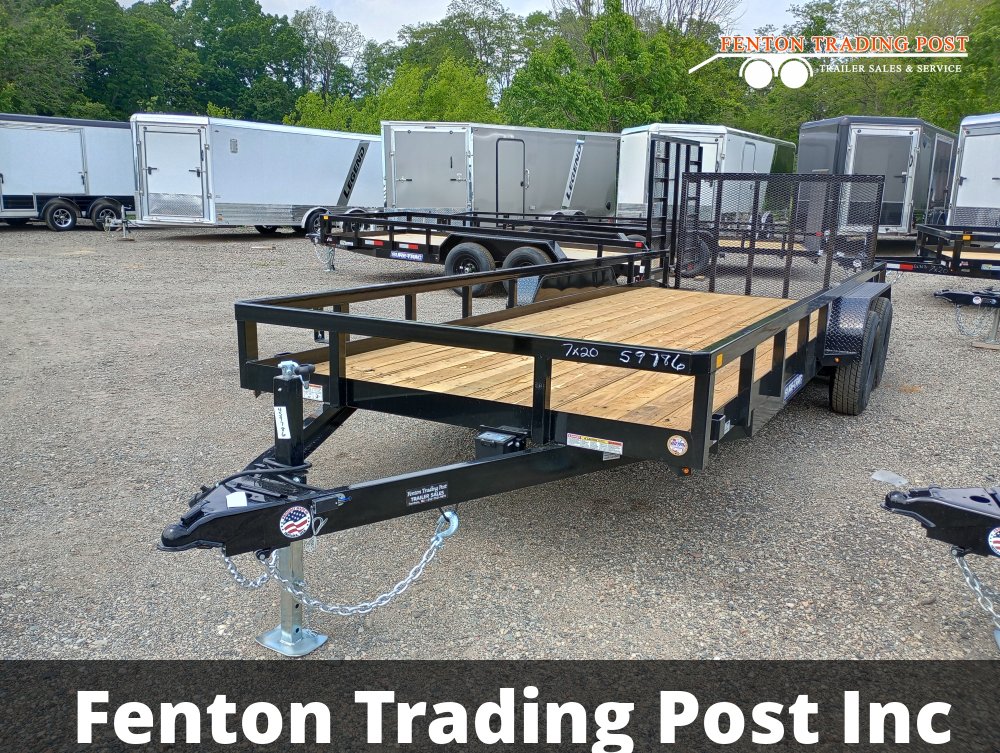 Sure-Trac 7x20 10K Tube Top - STUTT8220-BP-100 Utility with Beavertail