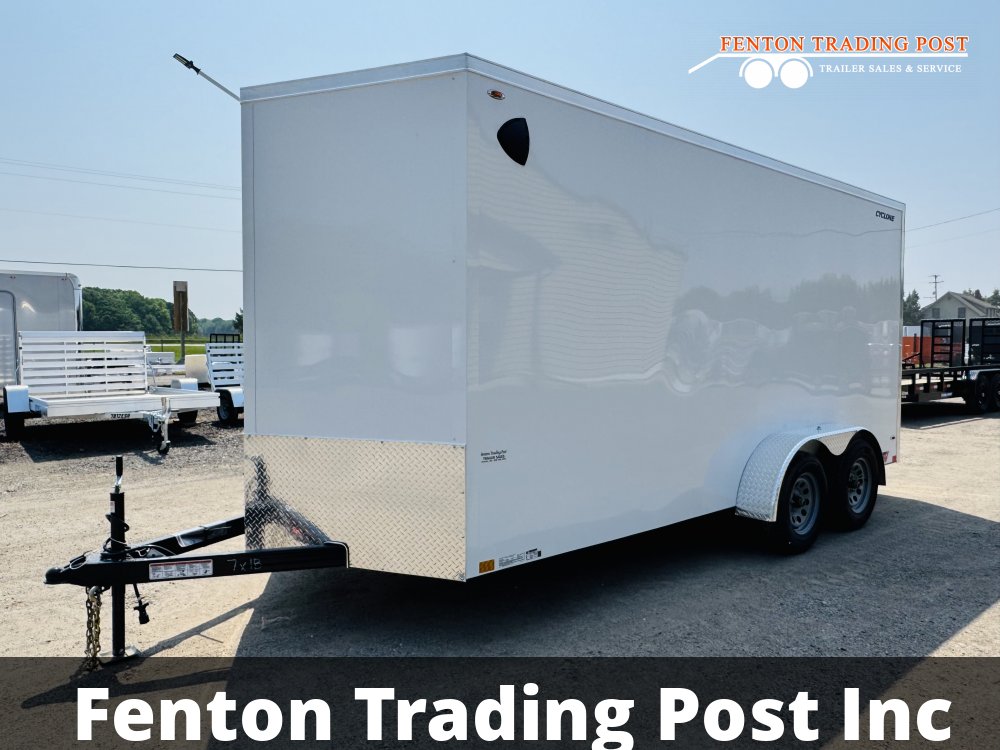 Legend 7x18 Cyclone (16' Box + 2' V-Nose) - 7X18STVTA35 Enclosed Cargo