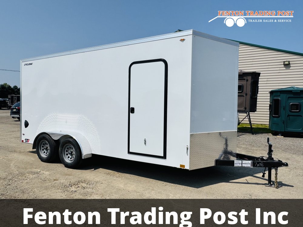 Legend 7x18 Cyclone (16' Box + 2' V-Nose) - 7X18STVTA35 Enclosed Cargo