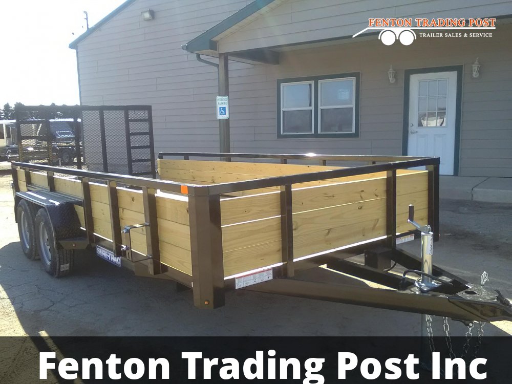 Sure-Trac 7x16 3-Board High Side Utility Trailer - ST8216HSTT-B-070 Utility