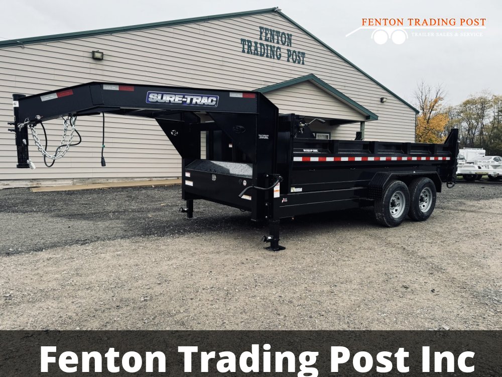 Sure-Trac 7x14 14K Telescopic Gooseneck Dump - ST8214TLDD-GN-140 Dump