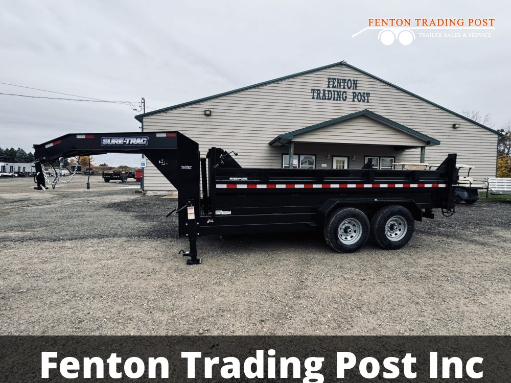 Sure-Trac 7x14 14K Telescopic Gooseneck Dump - ST8214TLDD-GN-140 Dump