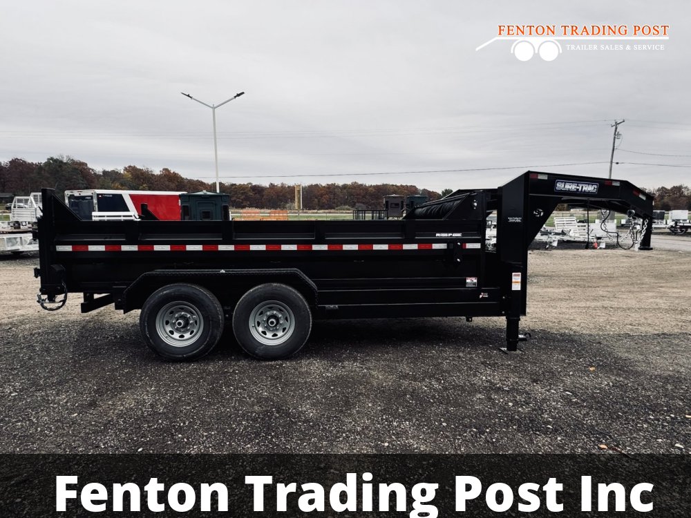 Sure-Trac 7x14 14K Telescopic Gooseneck Dump - ST8214TLDD-GN-140 Dump