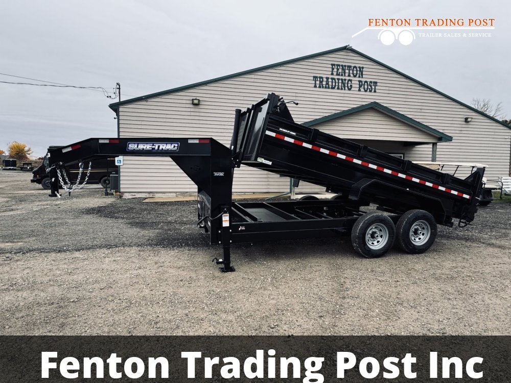 Sure-Trac 7x14 14K Telescopic Gooseneck Dump - ST8214TLDD-GN-140 Dump