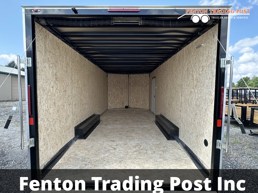 Legend 8.5x22 10K Cyclone (8.5x20' Box + 2' V-Nose) - 8.5X22STVTA52 Enclosed Car Hauler