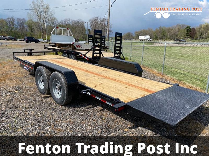 Sure-Trac 7x22 (18+4) 14K Tilt Bed Equipment Trailer - ST8222TBE-B-140 Equipment