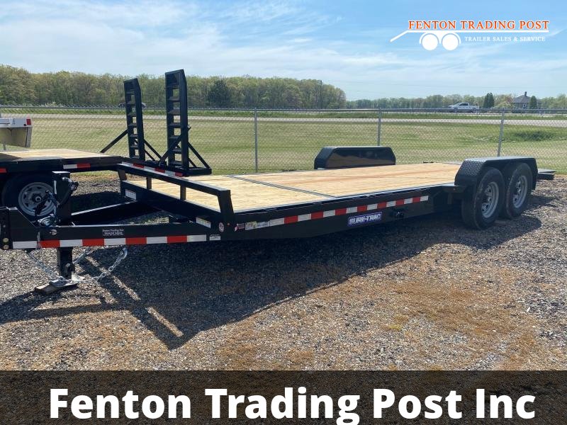 Sure-Trac 7x22 (18+4) 14K Tilt Bed Equipment Trailer - ST8222TBE-B-140 Equipment