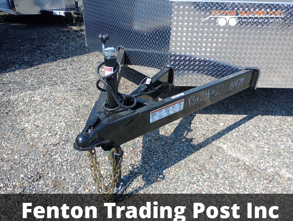 Legend 8.5x26 10K Cyclone (8.5x24' Box + 2' V-Nose) - 8.5X26STVTA52 Enclosed Car Hauler