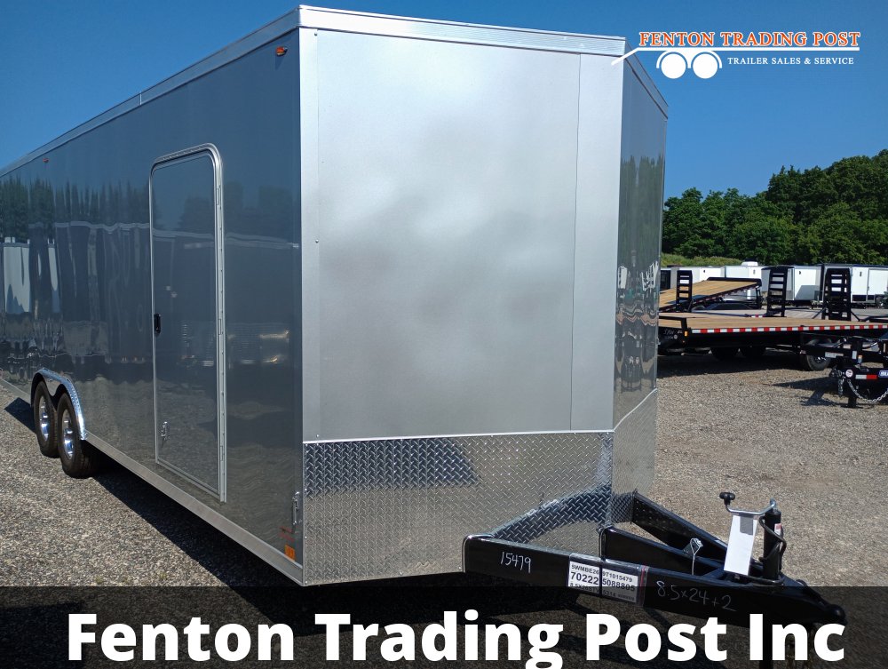 Legend 8.5x26 10K Cyclone (8.5x24' Box + 2' V-Nose) - 8.5X26STVTA52 Enclosed Car Hauler