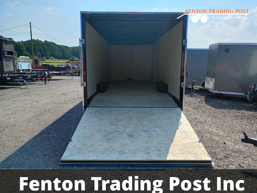 Legend 8.5x26 10K Cyclone (8.5x24' Box + 2' V-Nose) - 8.5X26STVTA52 Enclosed Car Hauler