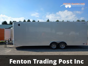 Legend 8.5x26 10K Cyclone (8.5x24' Box + 2' V-Nose) - 8.5X26STVTA52 Enclosed Car Hauler