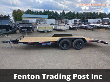 Sure-Trac 7x18 7K C-Channel Car Hauler - ST8218CHW-B-070 Flatbed Car Hauler