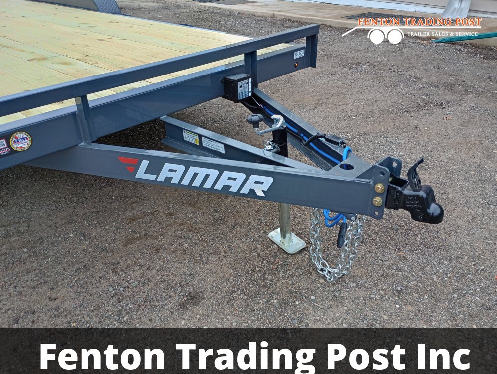 Lamar CE831823 - 7x18 7K Flatbed Car Hauler