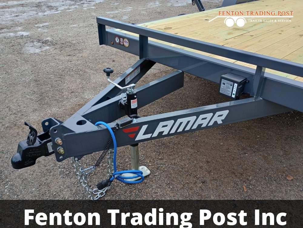 Lamar CE831823 - 7x18 7K Flatbed Car Hauler