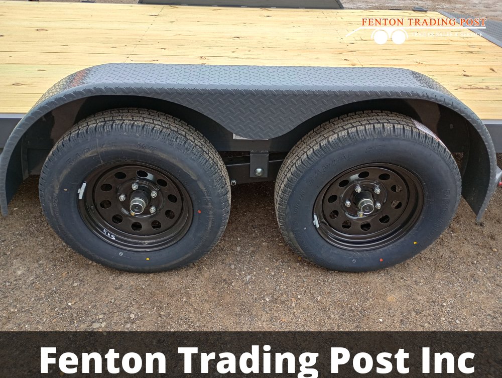 Lamar CE831823 - 7x18 7K Flatbed Car Hauler