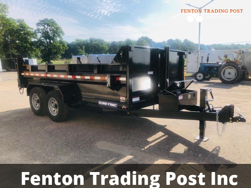 Sure-Trac 7x14 14K Telescopic Dump - ST8214TLDD-B-140 Dump