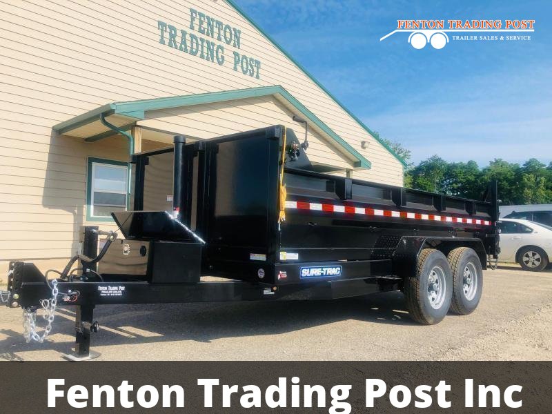 Sure-Trac 7x14 14K Telescopic Dump - ST8214TLDD-B-140 Dump