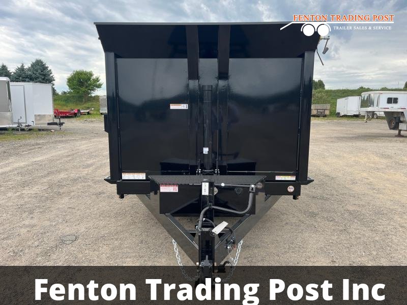 Sure-Trac 7x14 14K Telescopic Dump w/ 4' Sides - ST8214TLDD4-B-140 Dump