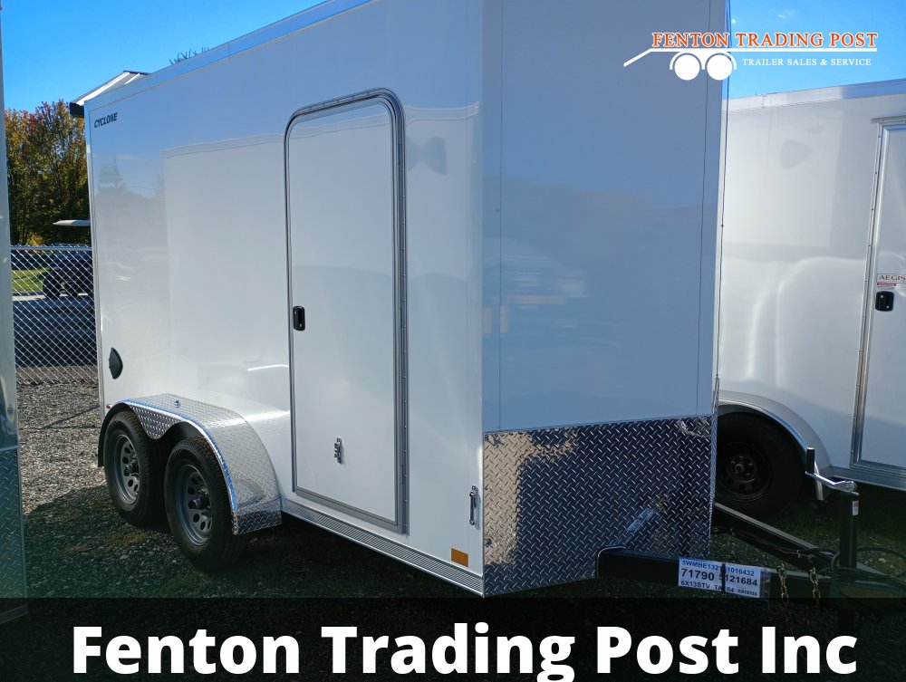 Legend 6x13 7K Cyclone (6x12' Box + 1' V-Nose) - STV6X13TA35 Enclosed Cargo