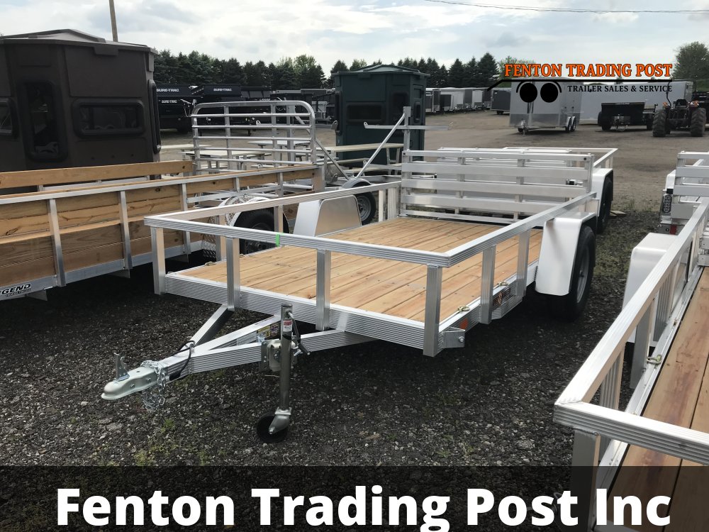 Sport Haven AUT610-F - 6x10 Wood Deck & Bi-Fold Ramp Utility