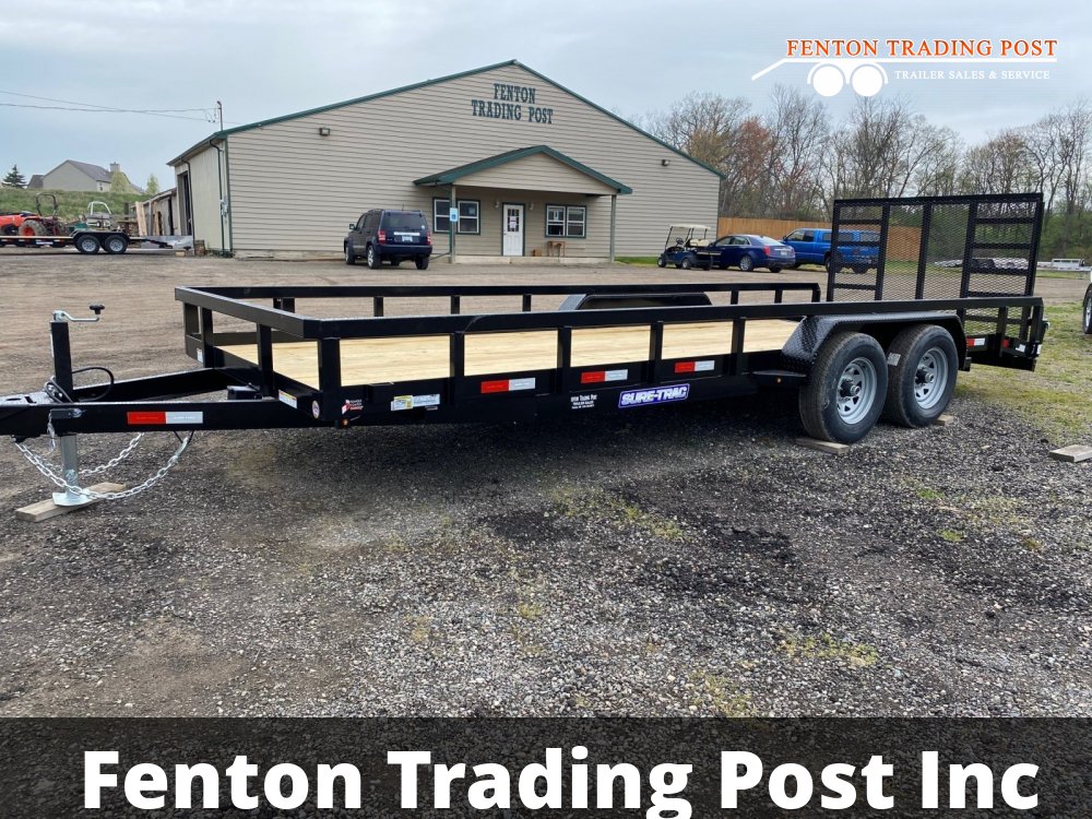 Sure-Trac 7x20 10K Tube Top - STUTT8220-BP-100 Utility with Beavertail