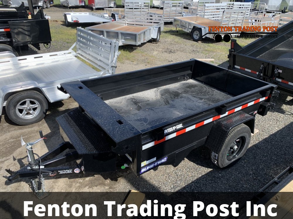 Sure-Trac ST-DU6208-050 - 5x8 5K Single Ram Homeowner Dump