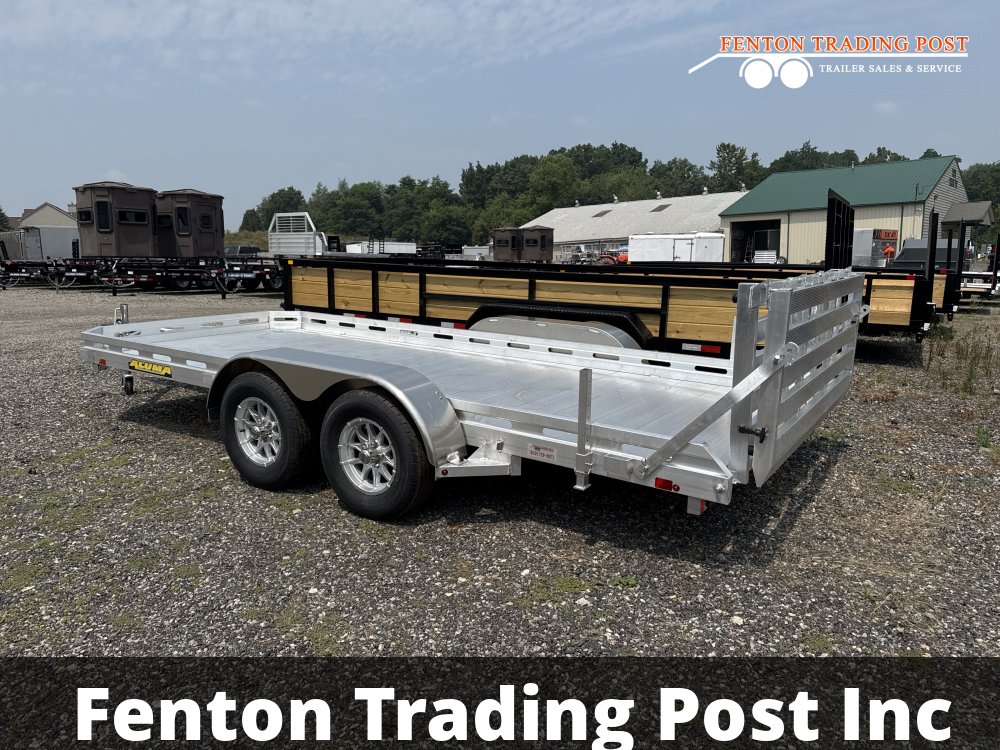 Aluma 7816TA-EL-BT-RTD Flatbed Car Hauler