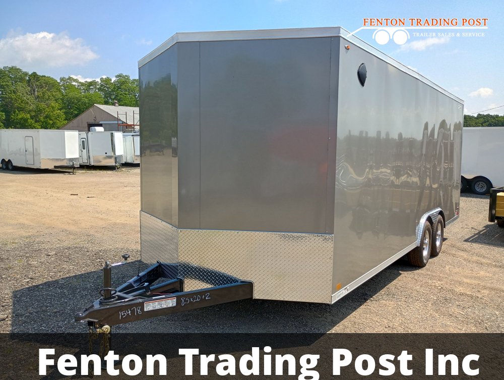 Legend 8.5x22 10K Cyclone (8.5x20' Box + 2' V-Nose) - 8.5X22STVTA52 Enclosed Car Hauler