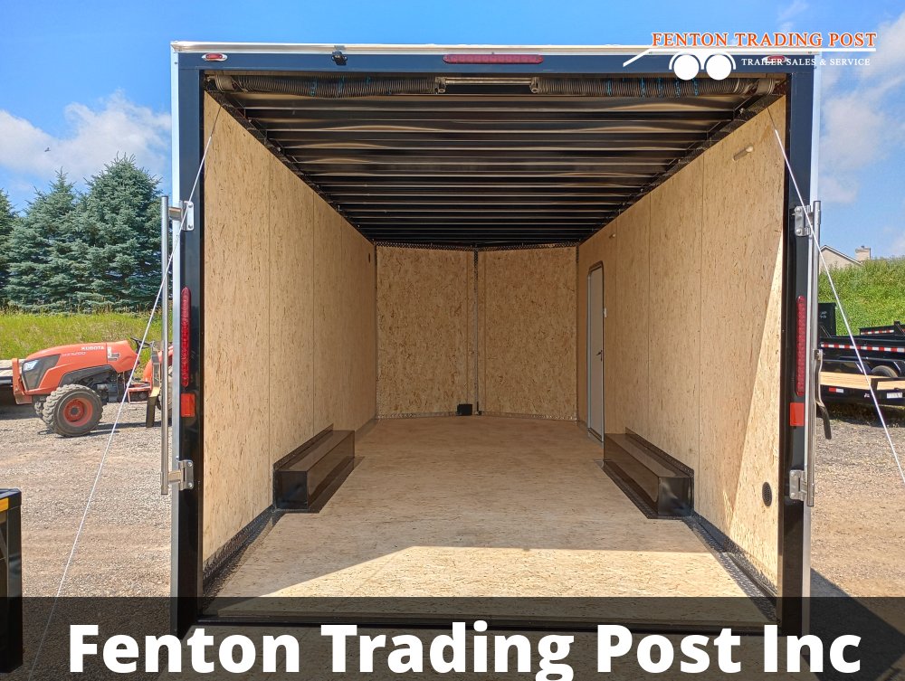 Legend 8.5x22 10K Cyclone (8.5x20' Box + 2' V-Nose) - 8.5X22STVTA52 Enclosed Car Hauler