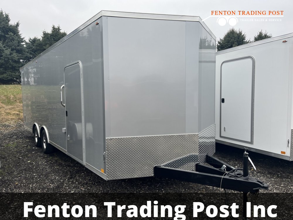 Legend 8.5x26 10K Cyclone (8.5x24' Box + 2' V-Nose) - 8.5X26STVTA52 Enclosed Car Hauler