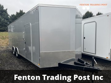 Legend 8.5x26 10K Cyclone (8.5x24' Box + 2' V-Nose) - 8.5X26STVTA52 Enclosed Car Hauler