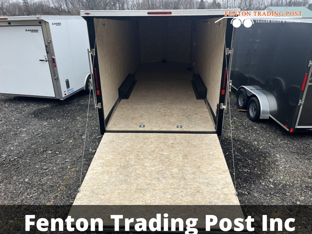 Legend 8.5x26 10K Cyclone (8.5x24' Box + 2' V-Nose) - 8.5X26STVTA52 Enclosed Car Hauler