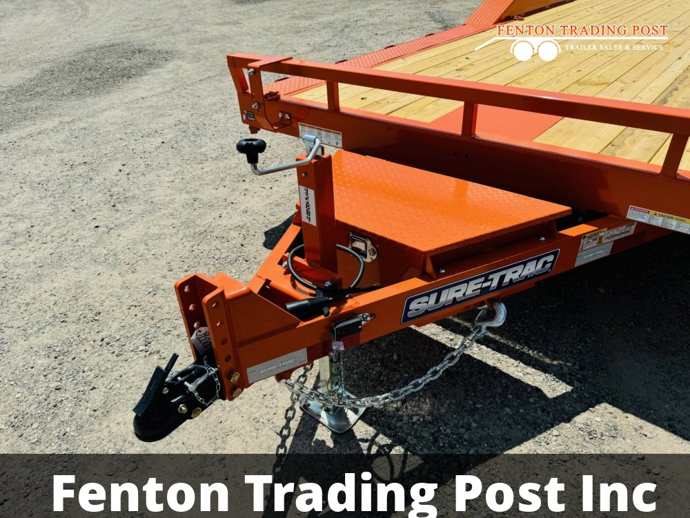 RENTAL Sure-Trac 8.5x20 10K Full-Width Car Hauler - ST10220FWCH-B-100 Flatbed Car Hauler