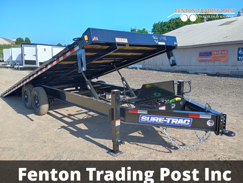Sure-Trac 8.5x22 Heavy Duty 15K Power Tilt - ST10222DOT2A-B-150 Deckover Equipment