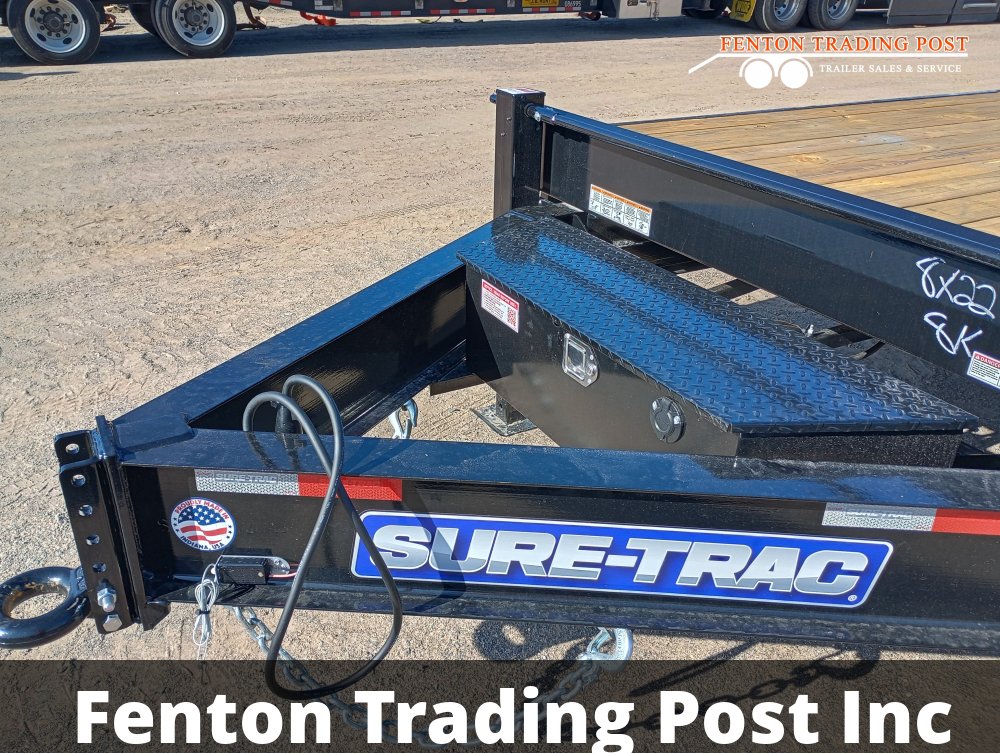 Sure-Trac 8.5x22 Heavy Duty 15K Power Tilt - ST10222DOT2A-B-150 Deckover Equipment