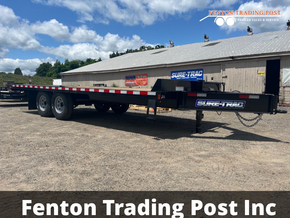 Sure-Trac 8.5x25 15K Low-Profile Deckover Equipment Trailer - ST10220LPDO2A-B-150 Deckover Equipment