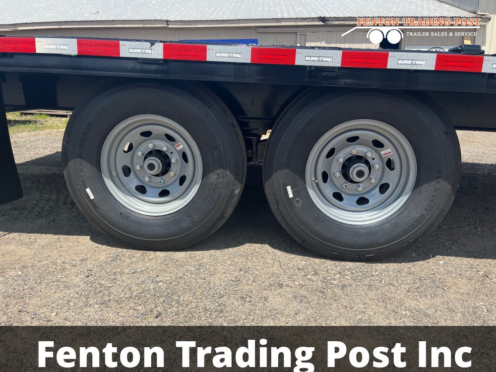 Sure-Trac 8.5x25 (20+5) 15K Deckover Equipment Trailer - ST102205SDDO-B-150 Deckover Equipment