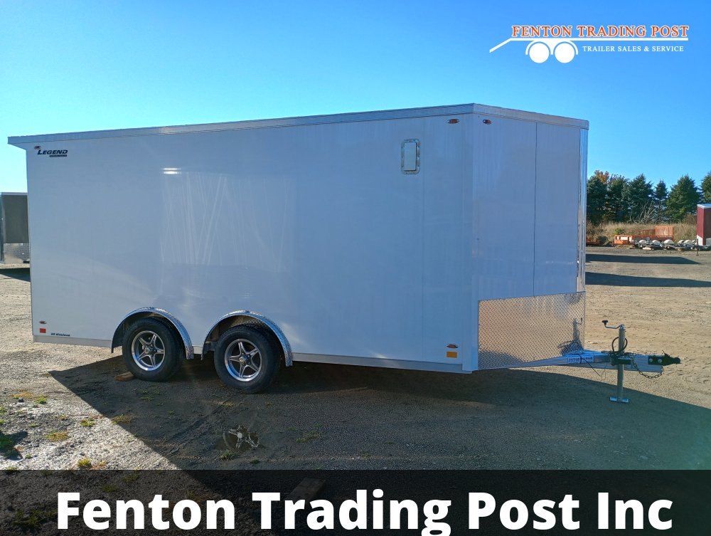 Legend 8x19 Flat-Top V-Nose (8x16' Box + 3' V-Nose) - 8X19FTVTA35 Enclosed Cargo