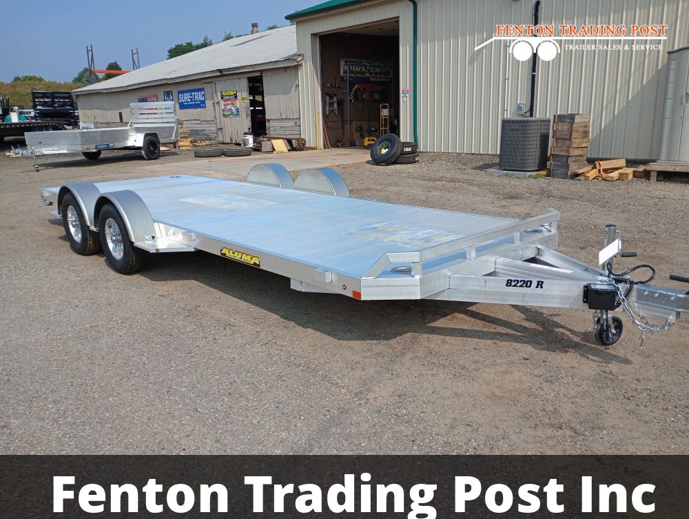 Aluma 8220TA-EL-R-RTD Flatbed Car Hauler