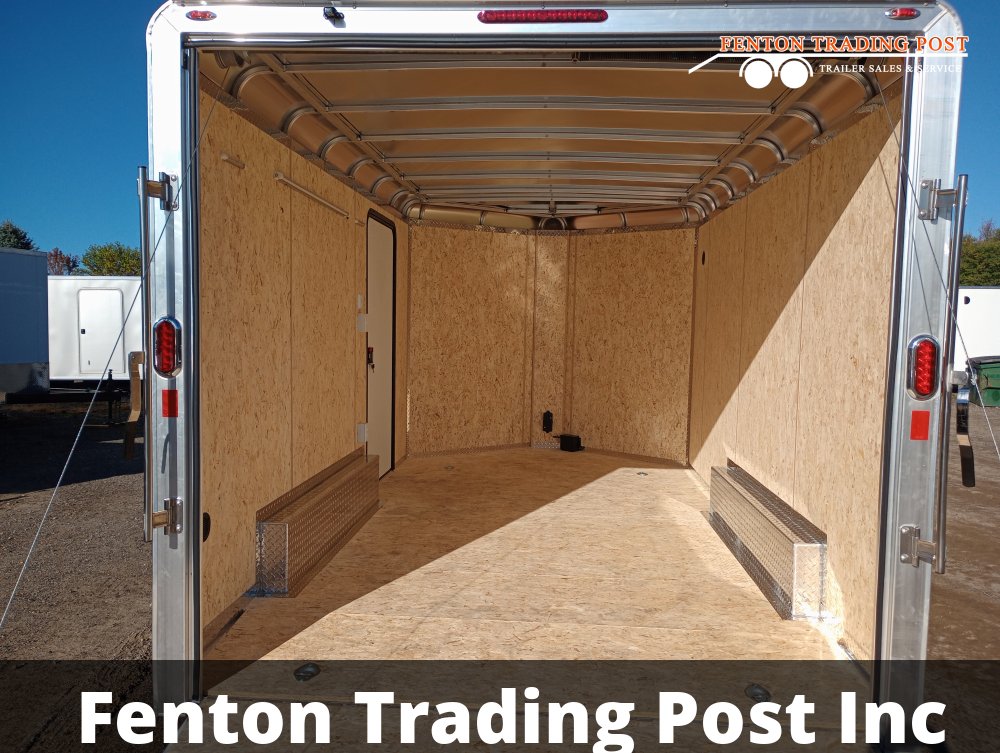 Legend 8x17 Deluxe V-Nose (8x14' Box + 3' V-Nose) - 8X17DVNTA35 Enclosed Cargo