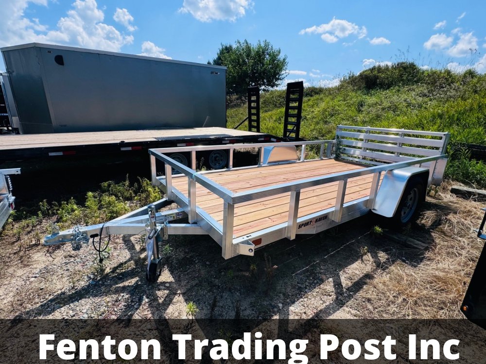 Sport Haven AUT612-F - 6x12 Wood Deck & Bi-Fold Gate Utility